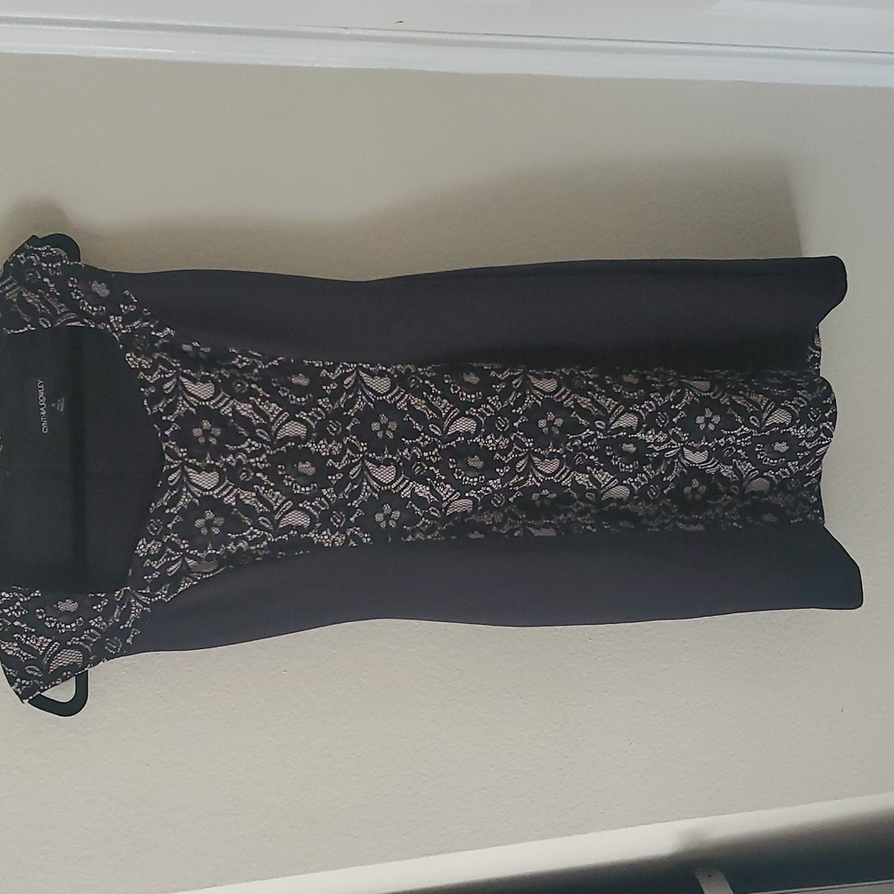 Cytnia Rowley black dress with lace